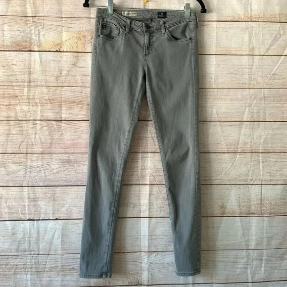Adriano Goldschmied The Legging Ankle Skinny Jeans Size 26R Grey Stretchy Pants - Picture 11 of 11